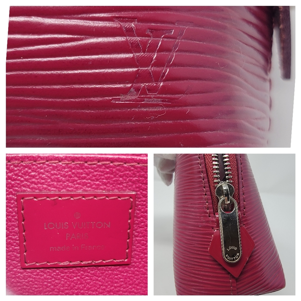 LOUIS VUITTON Epi Leather Cosmetic Pouch PM - Picture 8 of 10